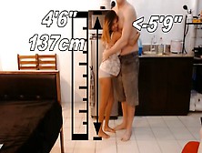 142Cm Skinny Pregnant Thai Massive Titted Babe Changing Clothes