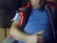 Turkish Daddy Alone At Home Wanking