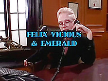 Emerald & Felix Vicious Strapon Sex