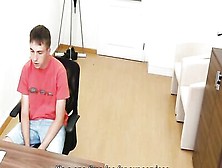 Czech Twink Amateur Undresses And Gets Fucked During Porn Casting
