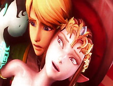 Link Cuckolded By Princess Zelda Enjoying Ganon's Cock