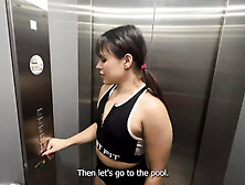 My Neighbor Fucked Me Hard In The Elevator In My First Experience Bbc And Interrracia,  I Swallowed All His Cuml! Karol Duque