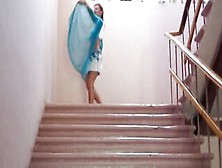 Dance On Hotel Staircase
