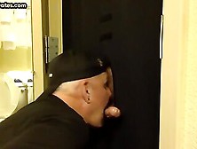 Dirty Gay Men Sucks And Jerks Off Cock In Gloryhole