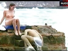 Regina Orioli Topless On Beach – Ovosodo