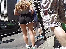 Candid Teen Shorts