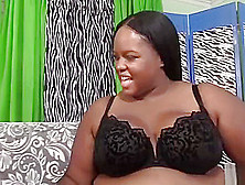 Ebony Bbw Olivia Leigh Takes White Cock