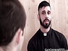 Religious Daddy Teases Twink With Dildo And Fucks Him Raw