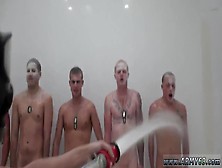 Real Bare Military Men Gay Hazing,  Showering And The Drilling