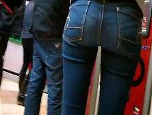 Nice Baby Ass In Black Jeans