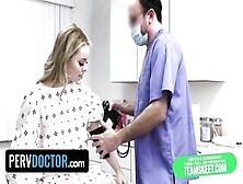 Perv Doctor - Sexy Blonde Step Mom And Step Daughter Get Unusual Treatment In The Doctor's Office