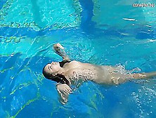 Puzan Bruhova Sexy Underwater Submerged Teen