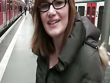 Exhibitionist Couple Makes Sex In Public Train
