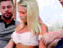 Slim,  Blonde Chick With Small,  Natural Tits,  Claudia Macc Had Sex With Angelo Godshack And Steve Q