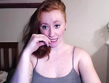 Bbw Redhead With Big Blue Eyes And Even Bigger Tits