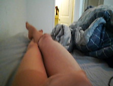 Young Bottom In Ripped Nude Pantyhose
