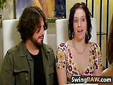 Swinger Babes Show Cock Sucking Skills