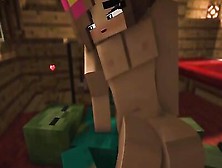 Minecraft Porn Parody With A Busty Hottie Taking A Big Hard Cock
