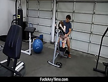 Gym Trainer Mounts Attractive Teens As A Part Of Freeuse Training - Fuckanytime