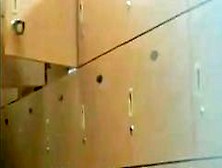Japanese Female Filmed In Shower Locker Room Spycam