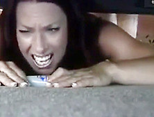 Step Mom Gets Stuck Under The Bed