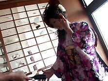 Petite Japanese Babe Uses Big Toys To Satisfy Her Hairy Pussy On The Chair
