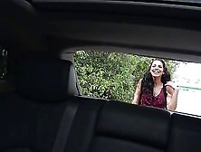 Stranded Hitchhiker Vienna Black Rides On A Strangers Cock