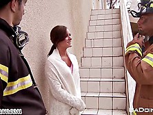 Fireman Fucks Housewife In Her Home