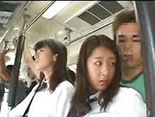 Two Innocent Schoolgirls Groped In A Bus