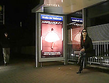 Boots Worship At The Bus Stop - Goddess Leyla