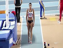 Long Jump Babe With A Great Ass In Spandex