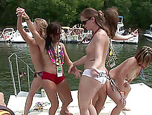Hot Sexy Babes In In Beach Party Showing Off Ass And Tits