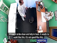 Sexy Blonde Nurse In Uniform Gets Creampied By Doctor In Fake Hospital Roleplay