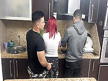 My Husband's Friend Grabs My Ass When I'm Cooking Next To My Husband Who Doesn't Know That His Friend Treats Me L