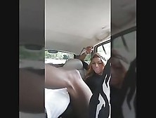 Hungry Boy Sucks Out The Cum Of Black Tranny Dick In Back Seat Of Car