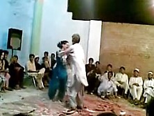 Afghani Old Guy Funny Sexy Dance With Hot Shemale Ghaza