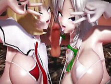 [3D Hentai] Maid Girl Gets Hard Fuck And Creampie 種付け
