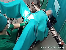 Gynecologist Having Fun With The Patient