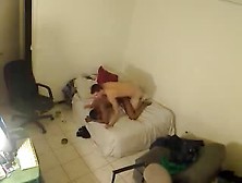 Interracial Couple Making Out On A Hidden Cam