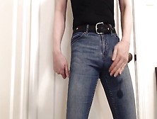 Denim,  Gay Cum In Clothes,  Cum In Jeans