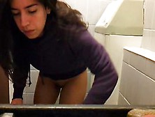 Girl On Toilet Voyeur Scenes Pissing And Drying Out Cunt