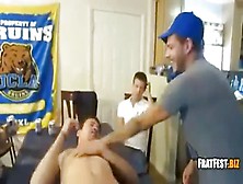 Frat Boy Sucked And Wanked