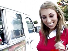 Teenie School Girl Pick Up At The Street For Sex Into