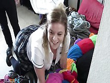 Teen Stepdaughter Gets An Booty Screwing From Stepdad