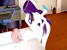 Futa Yuri X Monika[Ddlc] — 3D Anime