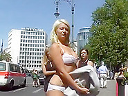 Fucked Up Blonde Selling Ass On The Street