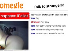 Sexy Masked Omegle Girl Shows Off