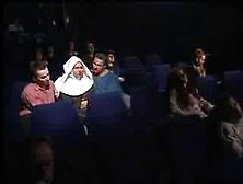 German Nun Fucks With 2 Guys In The Cinema