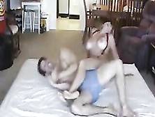 Wrestling With Step Mama