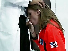 Nasas Top Female Astronaut Giving Head